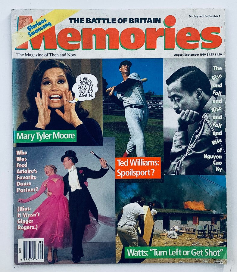 VTG Memories Magazine August 1990 Vol 3 #4 Mary Tyloer Moore No Label