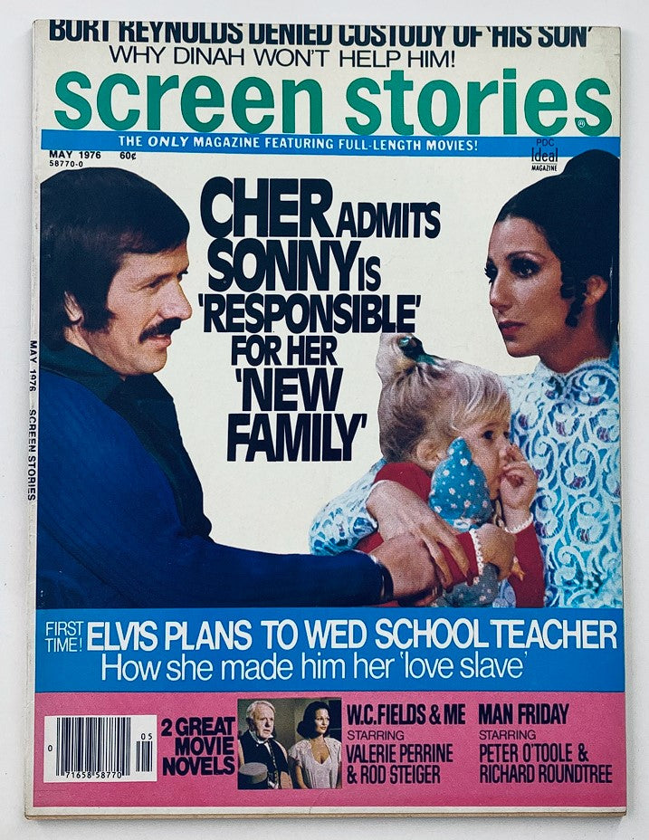 VTG Screen Stories Magazine May 1976 Vol 75 #5 Cher and Sonny No Label