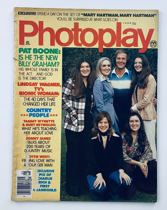 VTG Photoplay Magazine June 1976 Vol 89 #6 The Pat Boone Family Cover