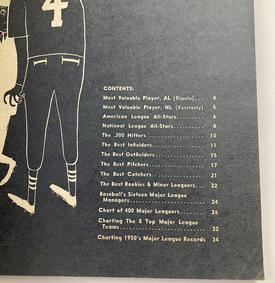 VTG Dell Magazine Who's Who in Sports 1952 George Connor, Bob Evans No Label