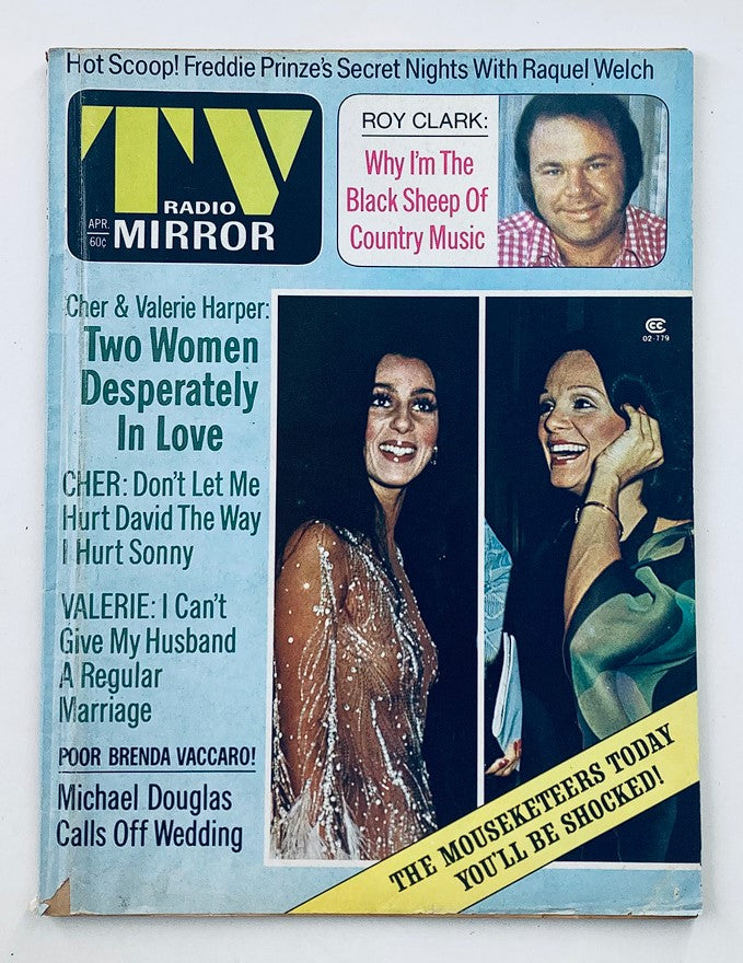 VTG TV Radio Mirror Magazine April 1975 Vol 75 #5 Cher & Valerie Harper No Label