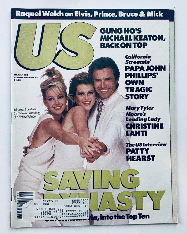 VTG Us Magazine May 5 1986 Heather Locklear, Catherine Oxenberg & Michael Nader