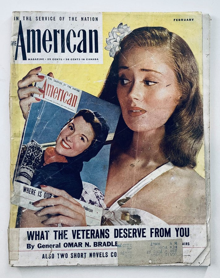 VTG The American Magazine February 1946 Caroline Cross & Connie Joannes