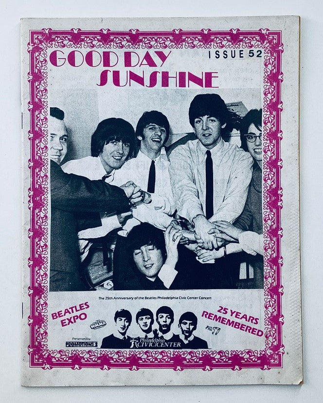 VTG The Beatles Magazine 1989  Issue # 52 Good Day Sunshine No Label