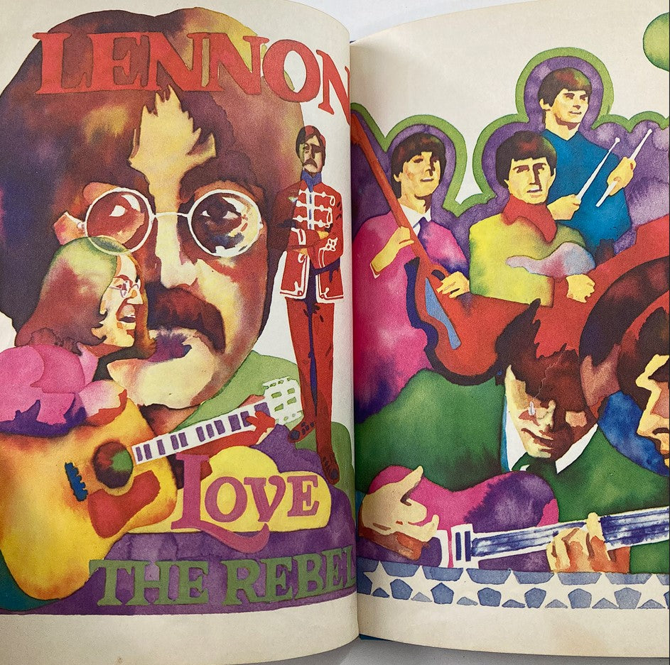 VTG 1975 The Beatles Rock 'n Pop Stars Biography Library Book No Label