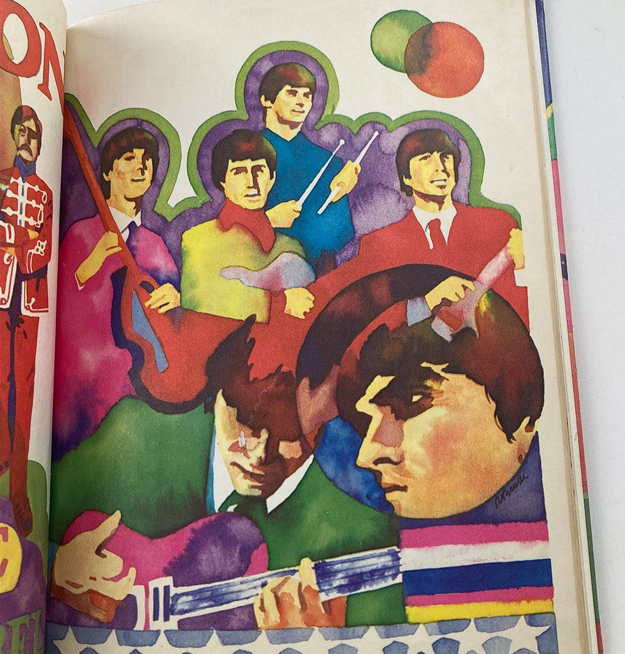 VTG 1975 The Beatles Rock 'n Pop Stars Biography Library Book No Label