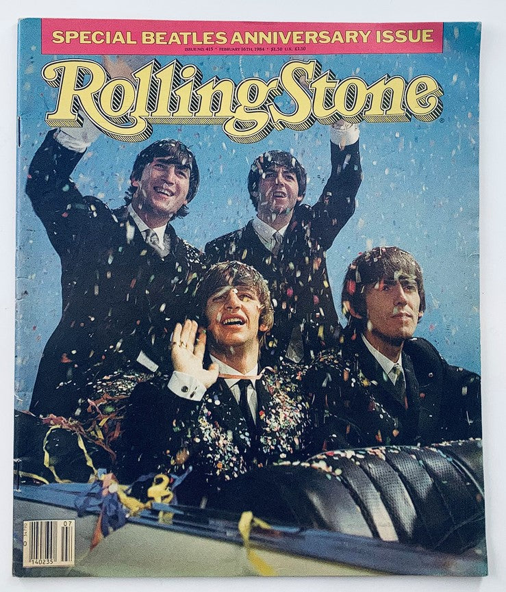 Rolling Stone Magazine February 16 1984 The Beatles' 20th Anniversary No Label