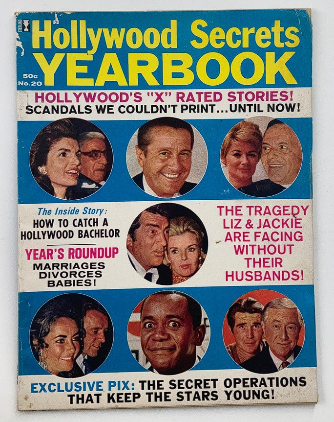 VTG Hollywood Secrets Yearbook No. 20 1971 Jackie Kennedy & Ari Onassis No Label