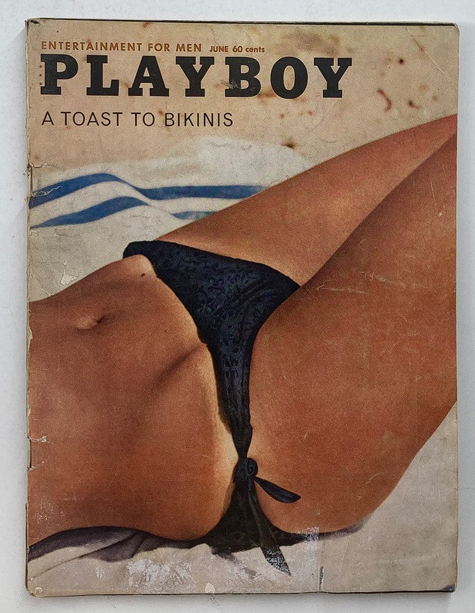 RES* Playboy Magazine June 1962 Miss Merissa Mathes w Centerfold No Label