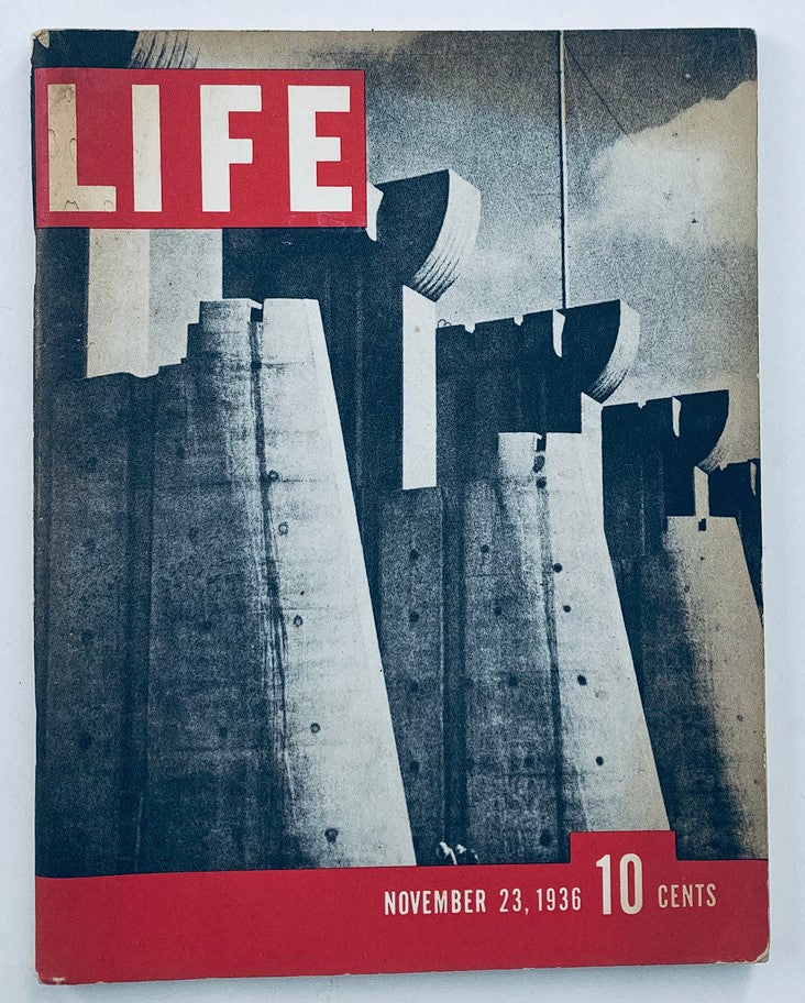 RES* Life Magazine November 23 1936 Vol 1 #1 A Dam at Montana Small Ed. No Label