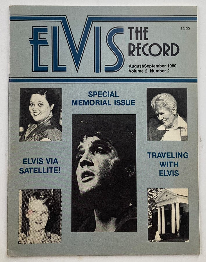 VTG The Record Magazine August 1980 Vol 2 #2 Elvis Presley No Label