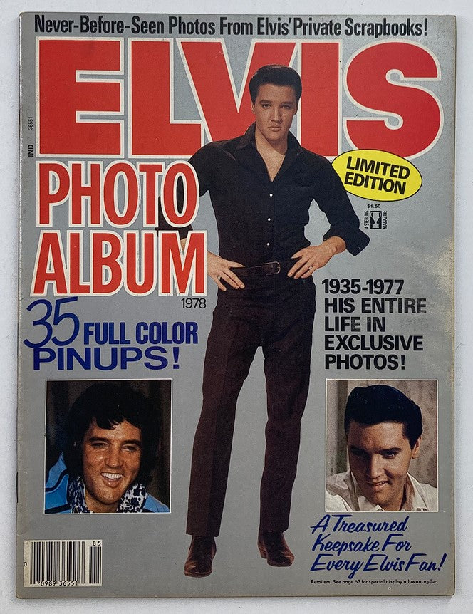 VTG 1978 Elvis Presley Photo Album His Entire Life in Photos No Label