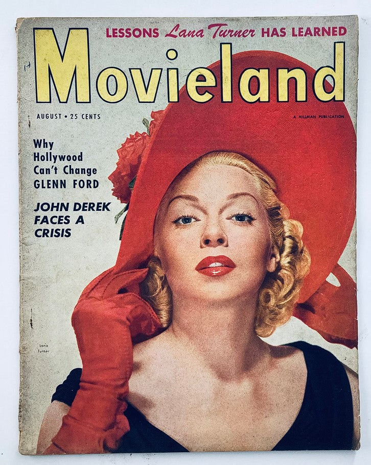 VTG Movieland Magazine August 1951 Lana Turner, Betty Hutton No Label