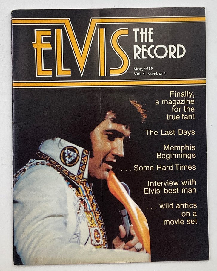 VTG The Record Magazine May 1979 Vol 1 #1 Elvis Presley The Last Days No Label