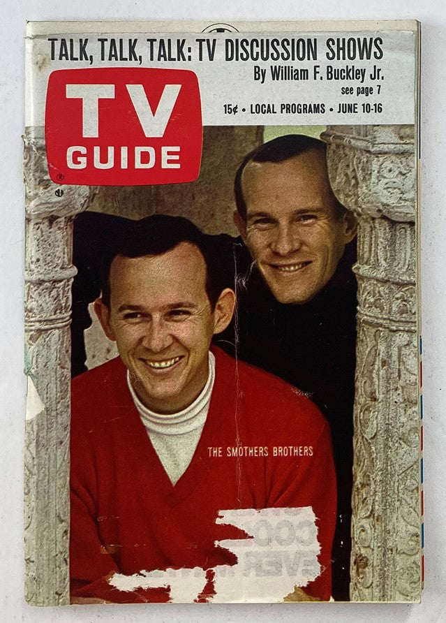 VTG TV Guide Magazine June 10 1967 Dick & Tom Smothers NY Metro Ed.