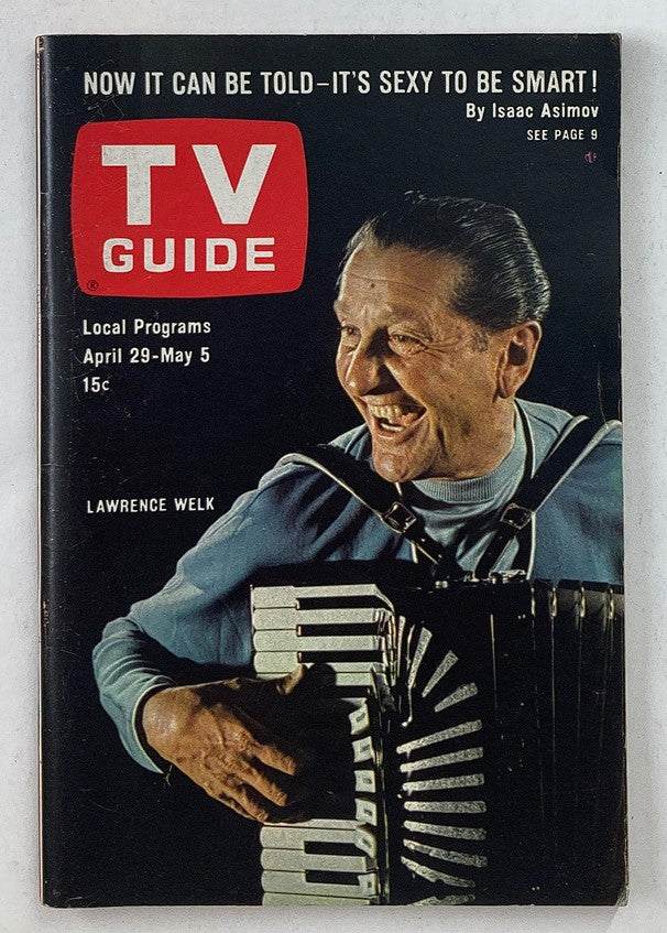 TV Guide Magazine April 29 1967 #735 Lawrence Welk NY Metro Ed. No Label