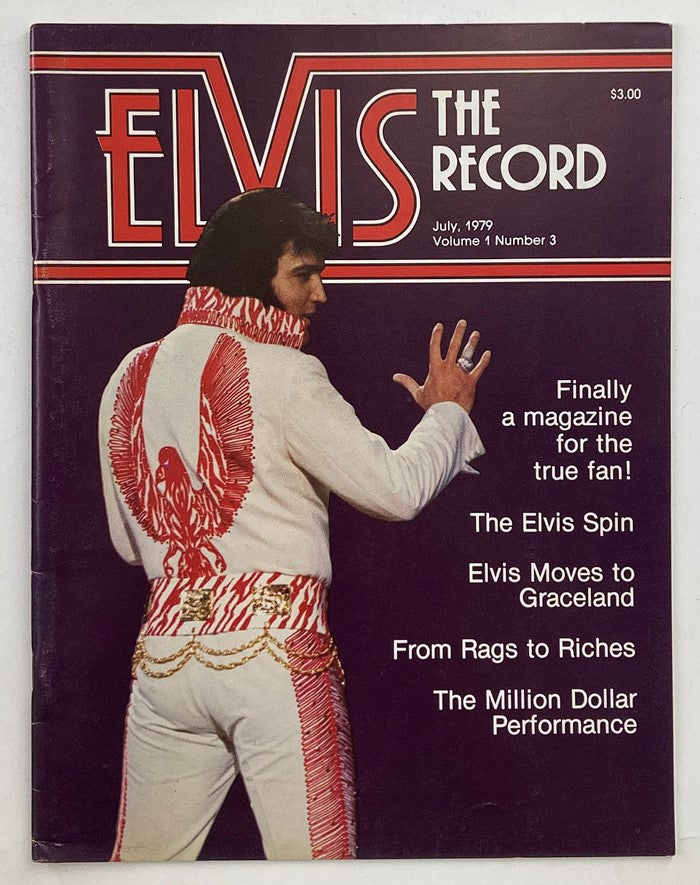 VTG The Record Magazine July 1979 Vol 1 #3 The Elvis Presley Spin No Label