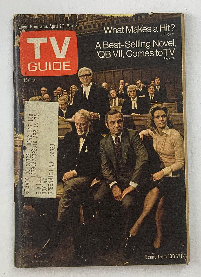 TV Guide Magazine April 27 1974 Bruce Bould, Dan O'Herlihy New Jersey PA Ed.