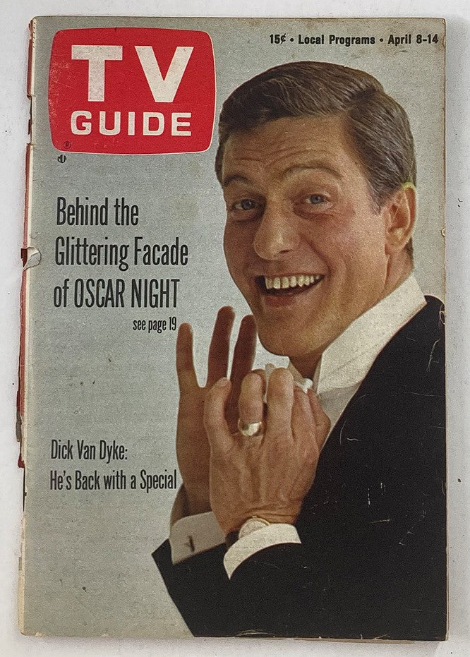 TV Guide Magazine April 8 1967 Dick Van Dyke Southeast Texas Ed. No Label