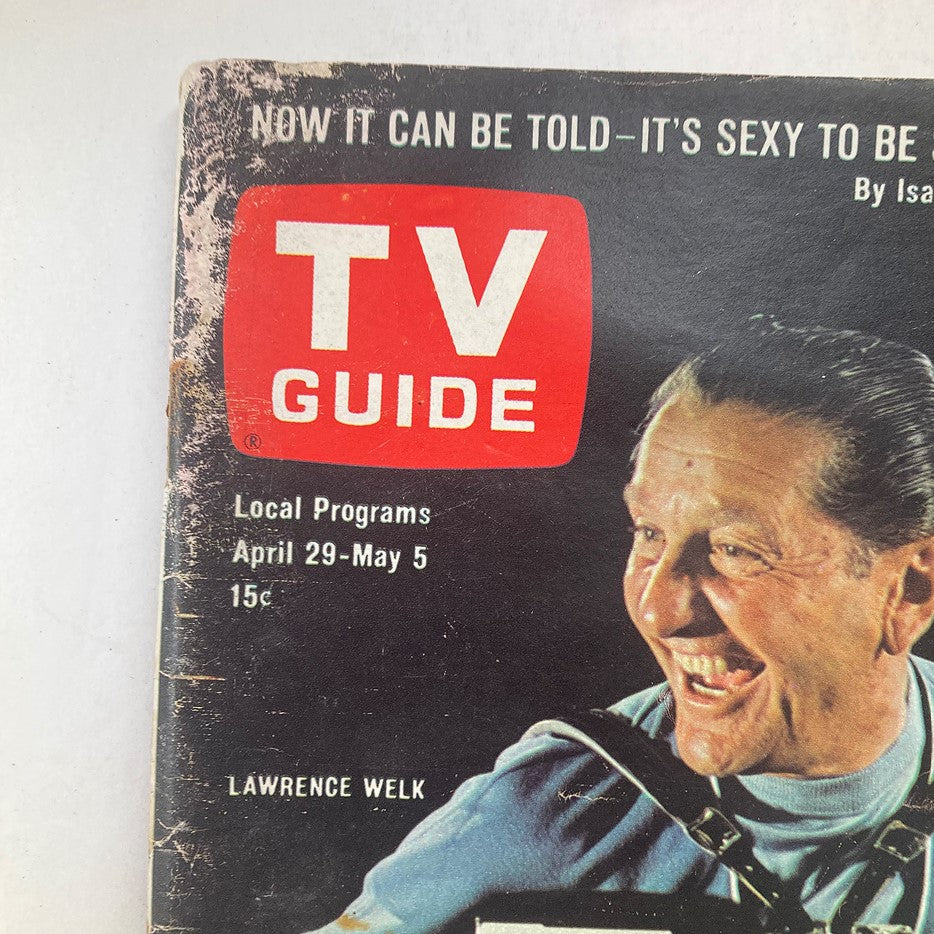 TV Guide Magazine April 29 1967 Lawrence Welk Eastern N.Y. State Ed. No Label