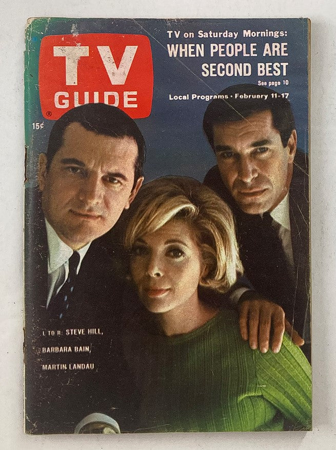 TV Guide Magazine February 11 1967 Steven Hill Eastern N.Y. State Ed. No Label