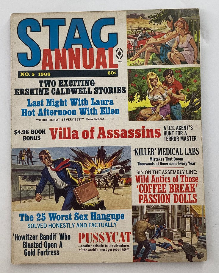 VTG Stag Magazine 1968 No. 5 Annual Coffee Break Passion Dolls No Label