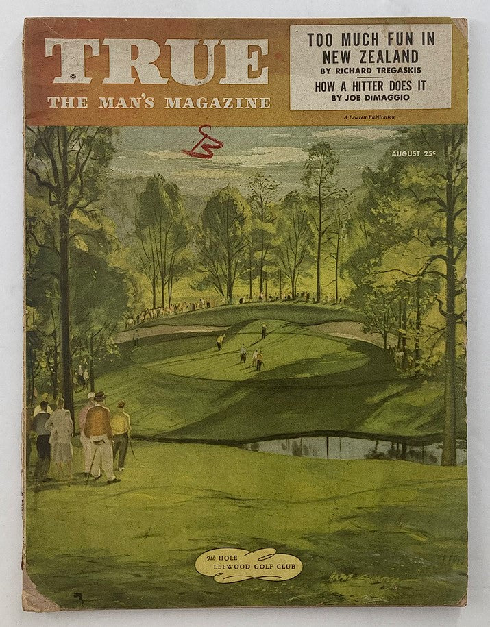 VTG True The Man's Magazine August 1948 Too Much Fun in New Zealand No Label