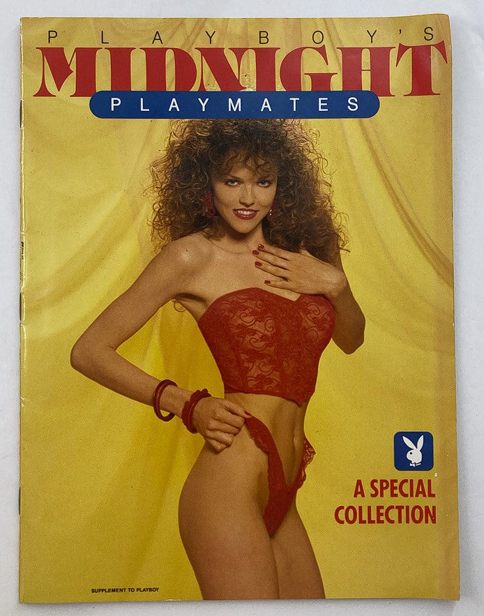 1990 Playboy Magazine Midnight Playmates Covergirl Suzi Schott No Label