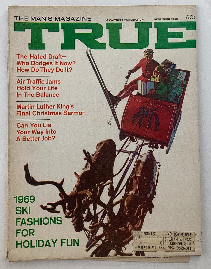 VTG True Magazine December 1968 Vol 49 No. 379 I Built My South Seas Dream Boat