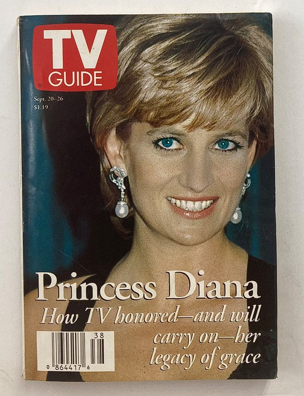 TV Guide Magazine September 20 1997 Princess Diana Evansville-Paducah Ed.