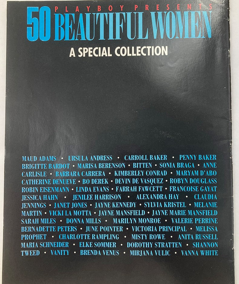 RES* VTG 1989 Playboy Magazine Presents 50 Beautiful Women No Label