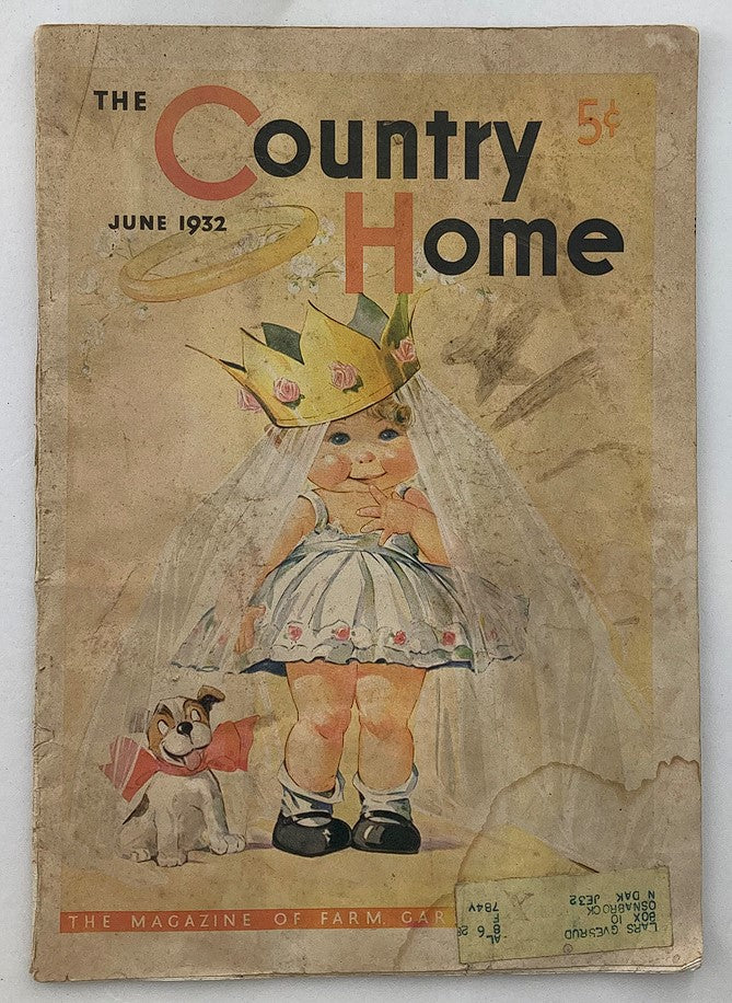 VTG The Country Home Magazine June 1932 When Days Are Fair and Warmer