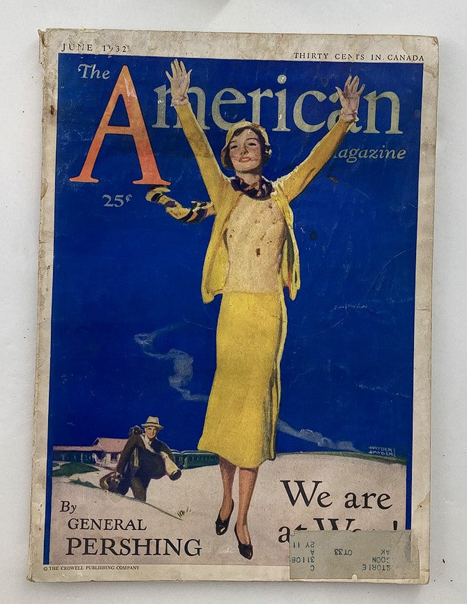 VTG The American Magazine June 1932 Vol 113 #6 We Are At War & Peace River Jim