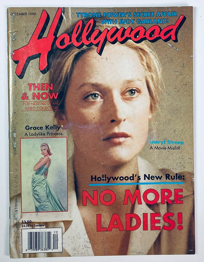 VTG Hollywood Studio Magazine Then & Now December 1990 Meryl Streep, Grace Kelly