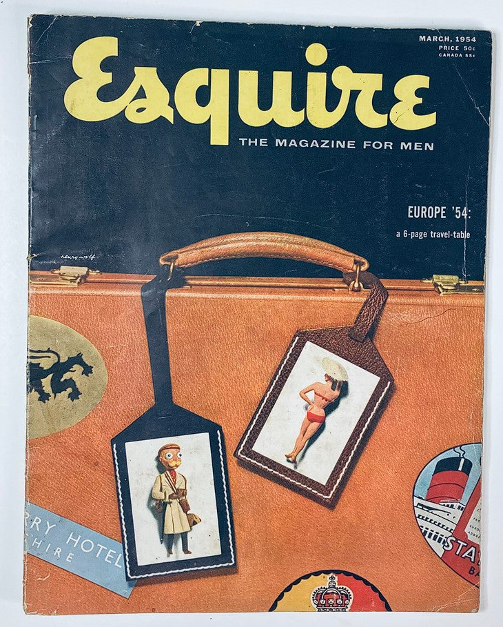 VTG Esquire Magazine March 1954 No. 244 Hambone in The Kitchen No Label