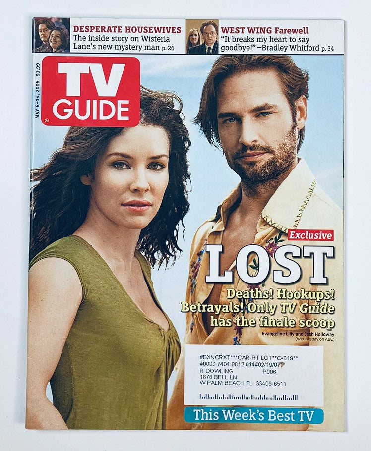 TV Guide Magazine May 8 2006 Vol 54 #19 Evangeline Lilly & Josh Holloway