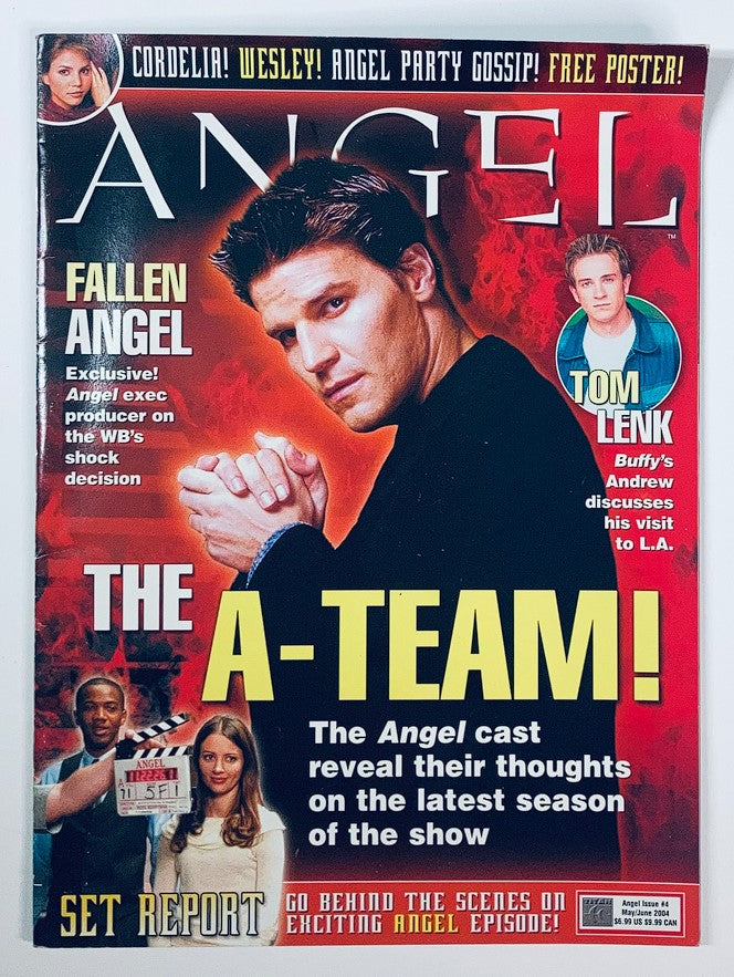 Angel Magazine May 2004 Issue #4 David Boreanaz, Tom Lenk & David Fury No Label