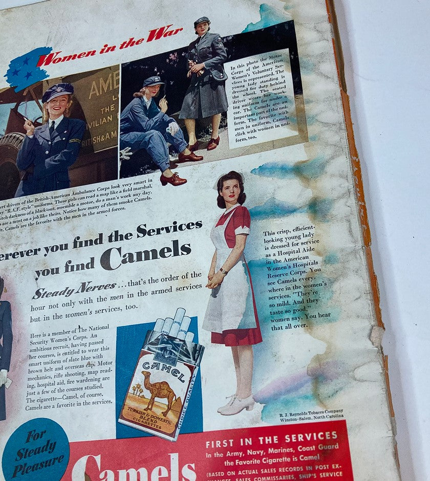 VTG Esquire Magazine October 1942 No. 107 Return of the Minute Man No Label