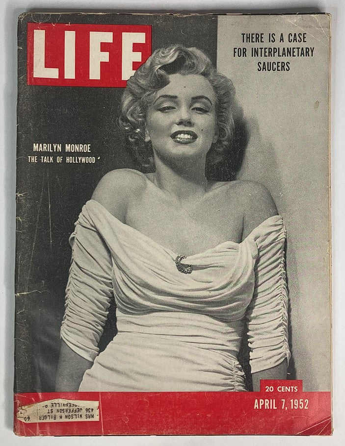 RES* VTG Life Magazine April 7 1952 Marilyn Monroe Bottoms Up for Beauty