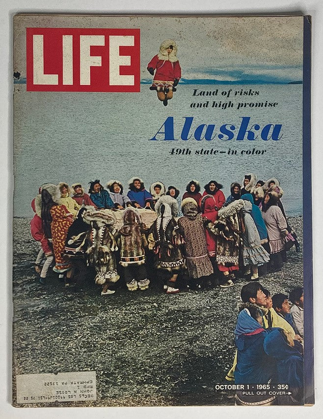 RES* VTG Life Magazine October 1 1965 Alaska 49th State & John Phillips