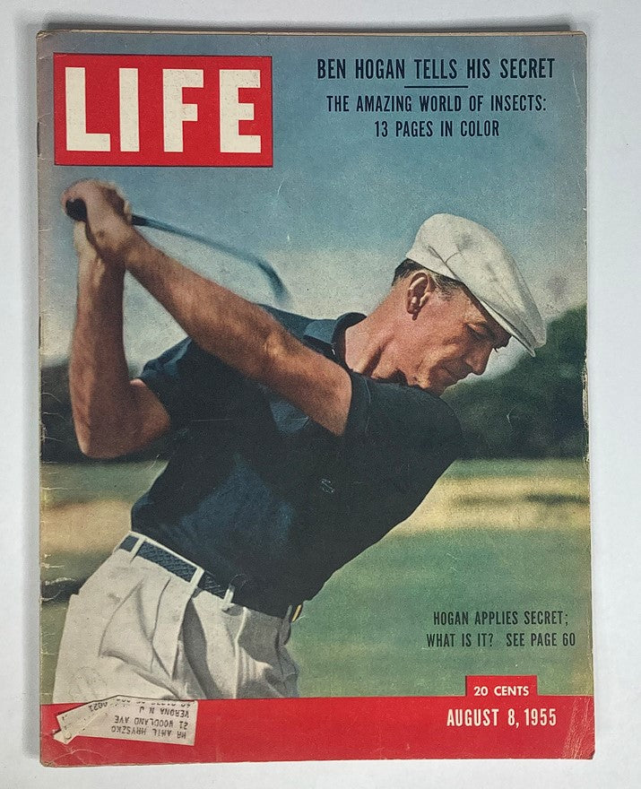 RES* VTG Life Magazine August 8 1955 Ben Hogan and Rex Ellsworth