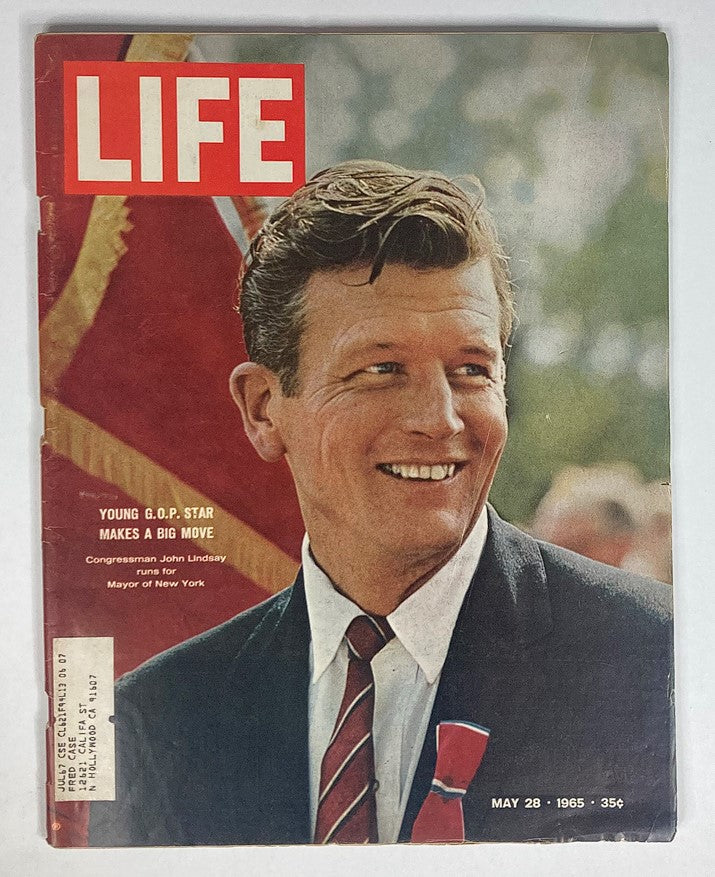 RES* VTG Life Magazine May 28 1965 Vol 58 #21 Young G.O.P. Star John Lindsay