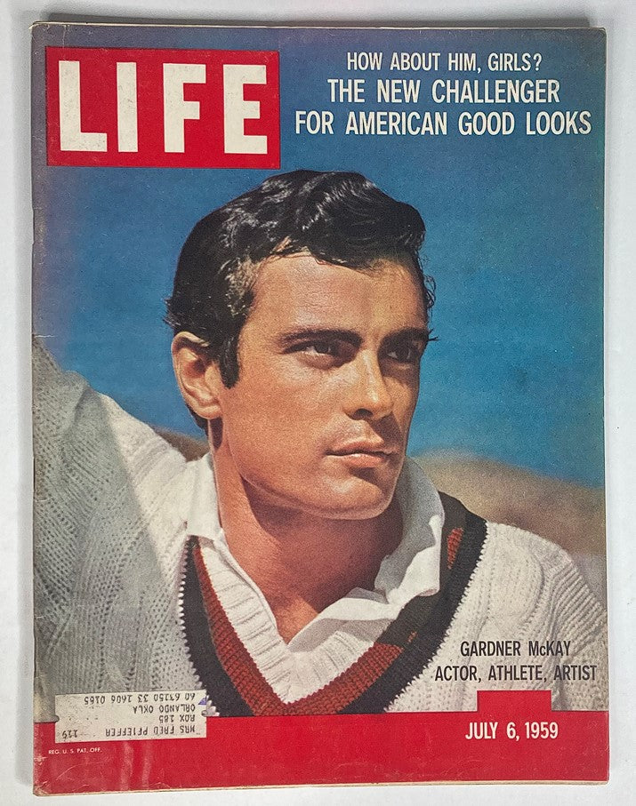 RES* VTG Life Magazine July 6 1959 Gardner McKay The New Challenger