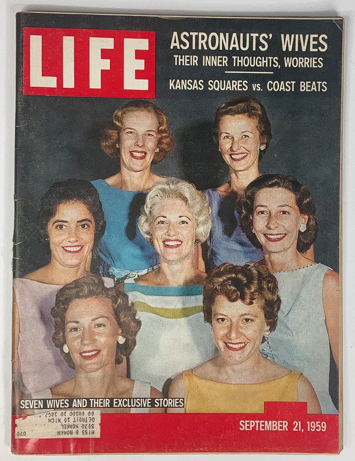 RES* VTG Life Magazine September 21 1959 The Astronauts' Wives