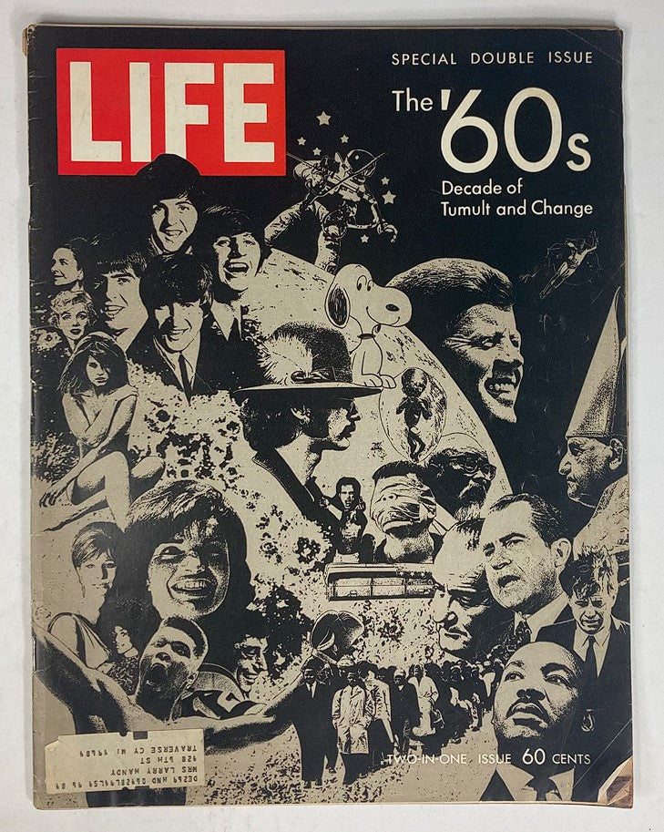 RES* Life Magazine December 26 1969’60s Special Double Issue John F. Kennedy