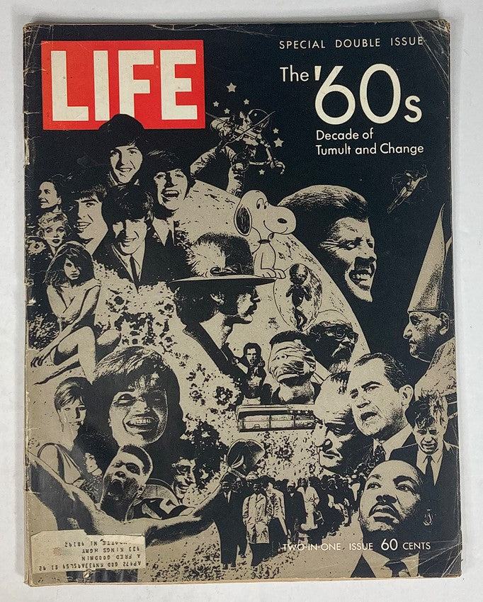 VTG Life Magazine December 26 1969 The Decades of the 60's Special Double Issue