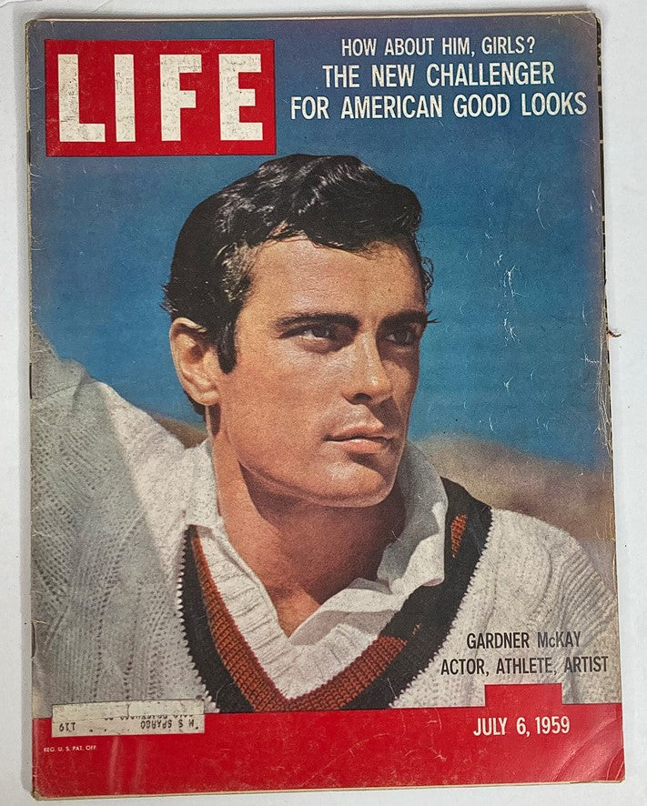 RES* VTG Life Magazine July 6 1959 Gardner McKay & Cali's Paul Ziffren