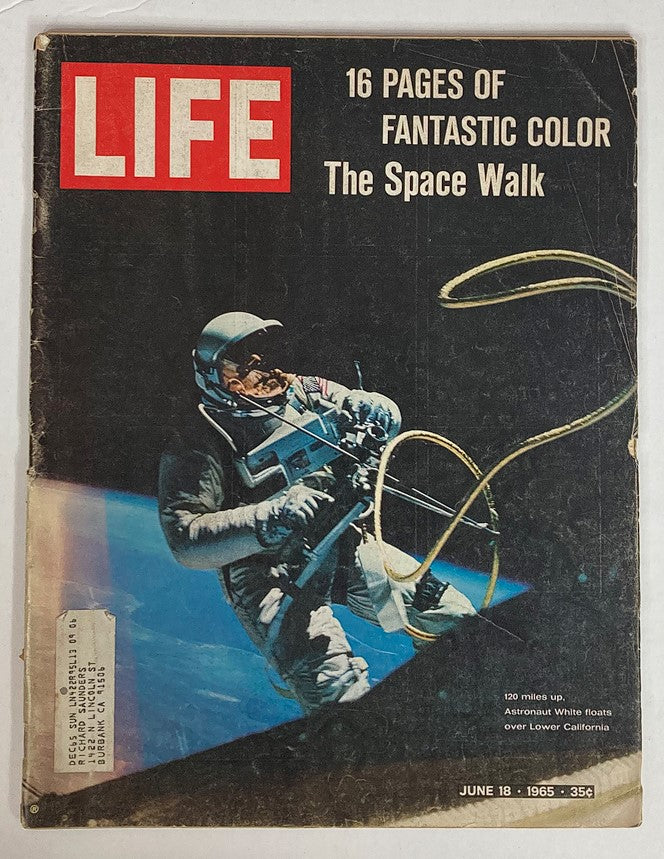 RES* VTG Life Magazine June 18 1965 The Space Walk in Fantastic Color