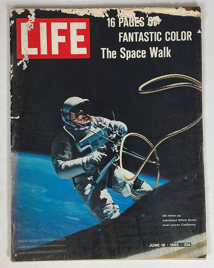 RES* VTG Life Magazine June 18 1965 Fantastic Color of The Space Walk