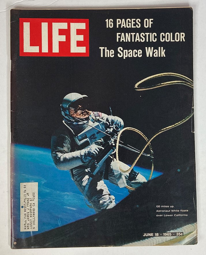 RES* VTG Life Magazine June 18 1965 120 The Space Walk & The Feminine Eyes